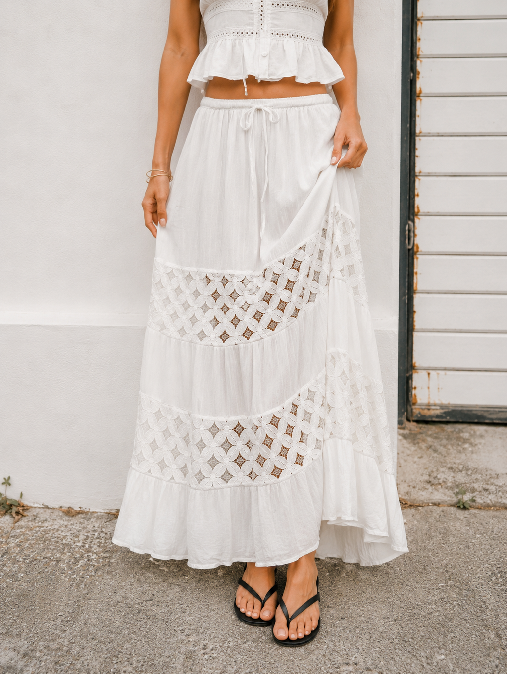 Lizzy Cotton Maxi Skirt