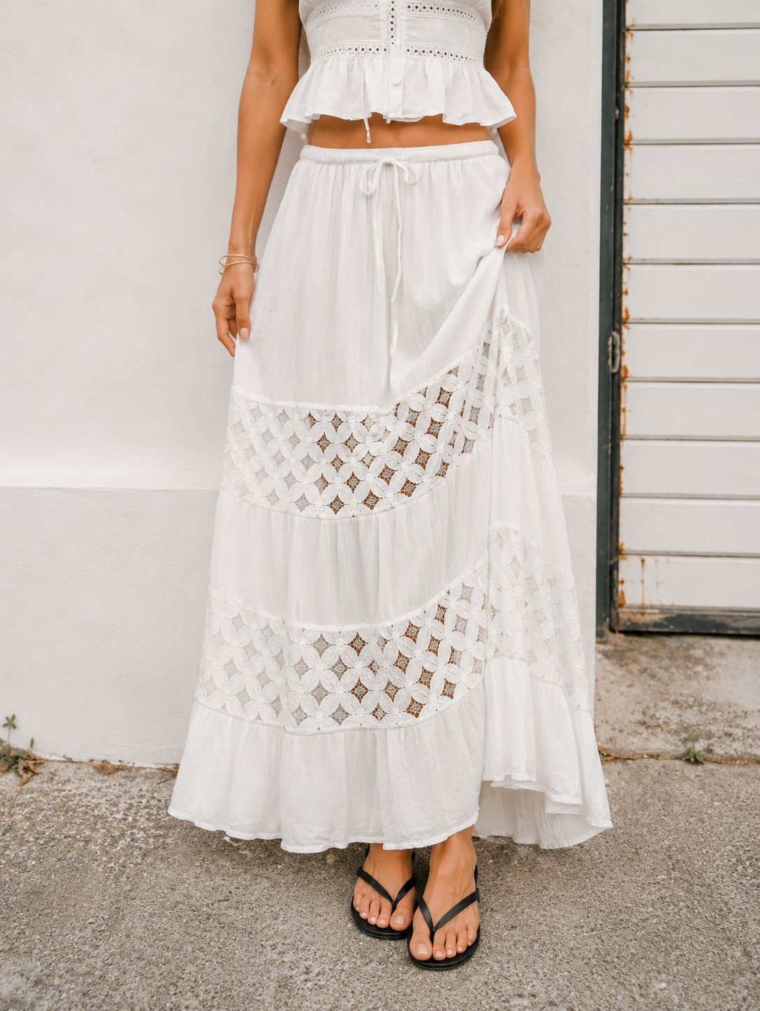 Lizzy Cotton Maxi Skirt
