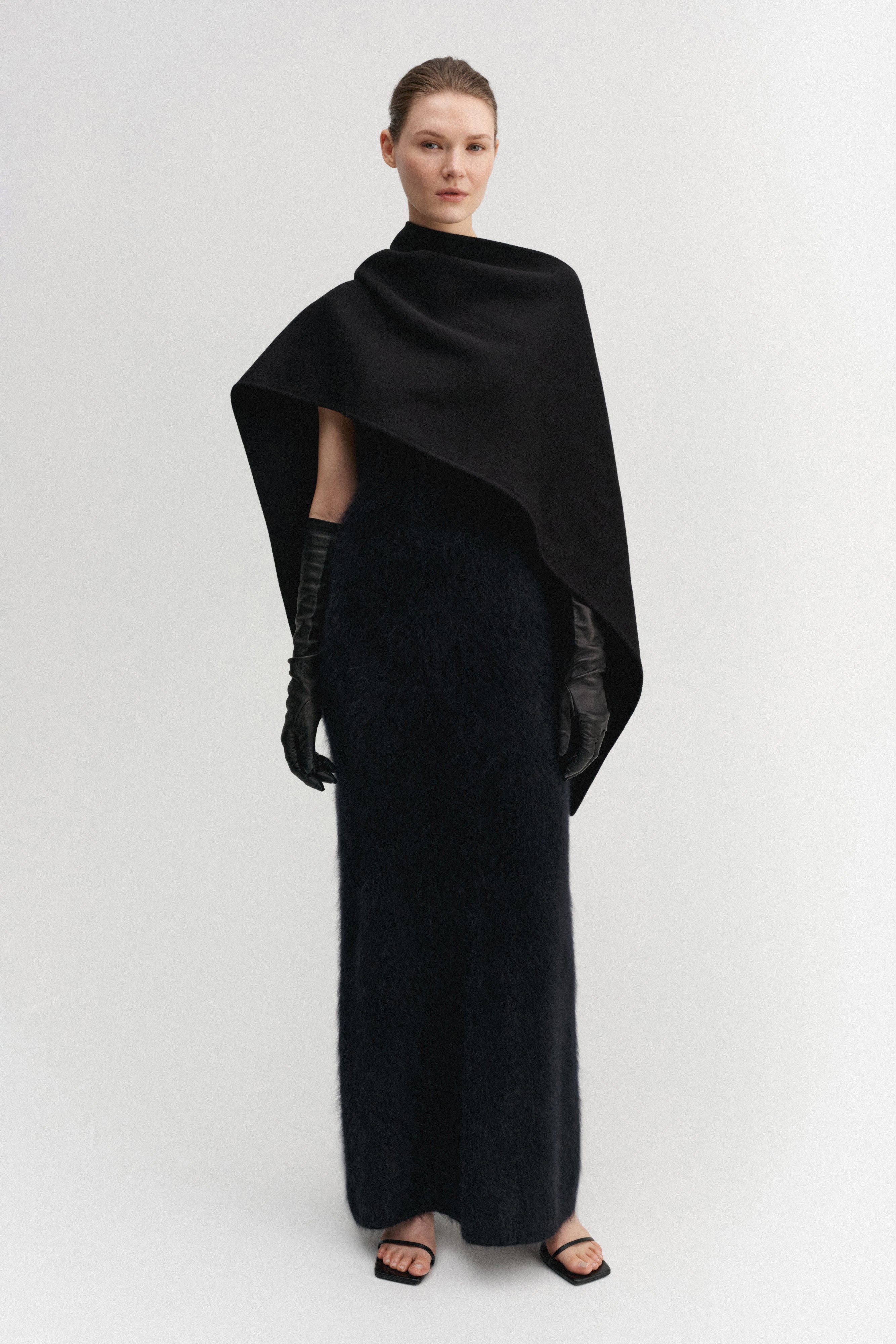 Micha Doublé Scarf, black