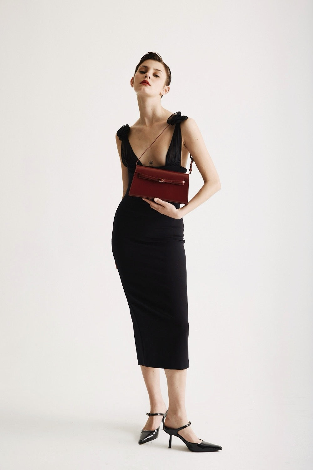 Dark Cherry Shoulder Bag