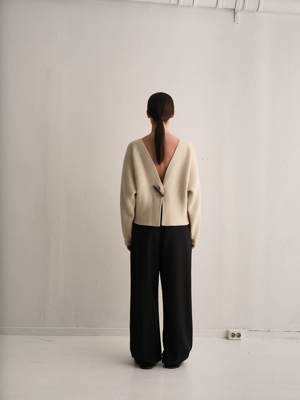 Envelope1976 Horn cardigan Cardigan Cream