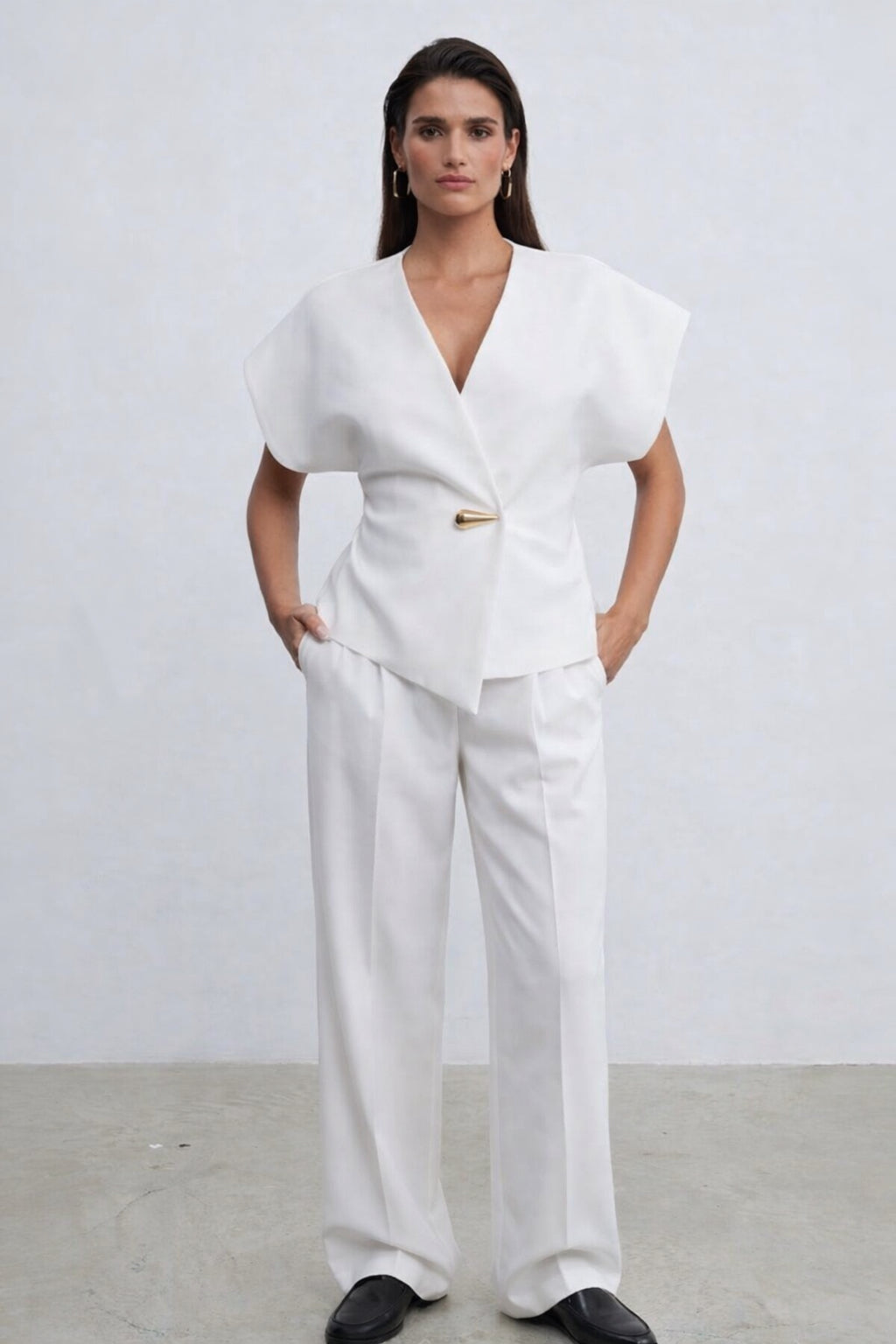 Cassie Top White