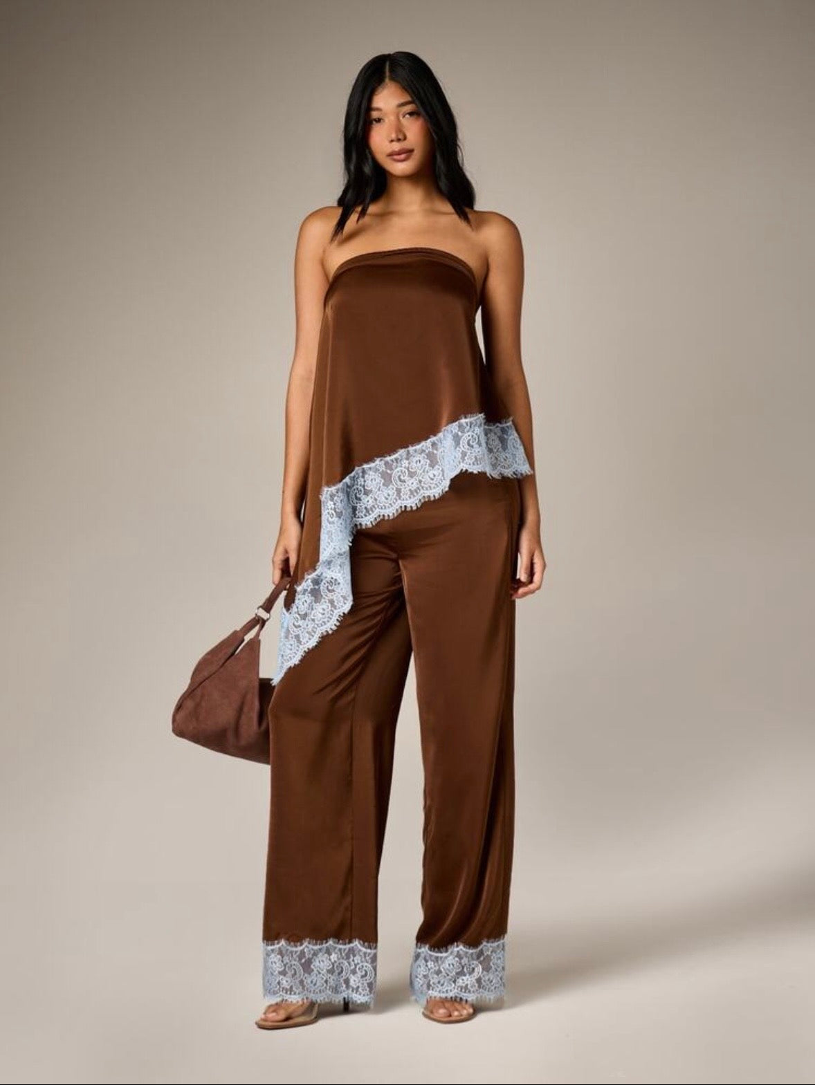 Fredy Satin Lace Pants