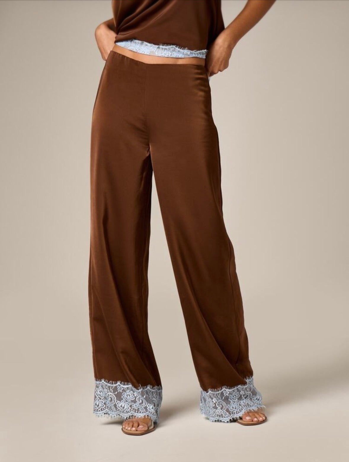 Fredy Satin Lace Pants