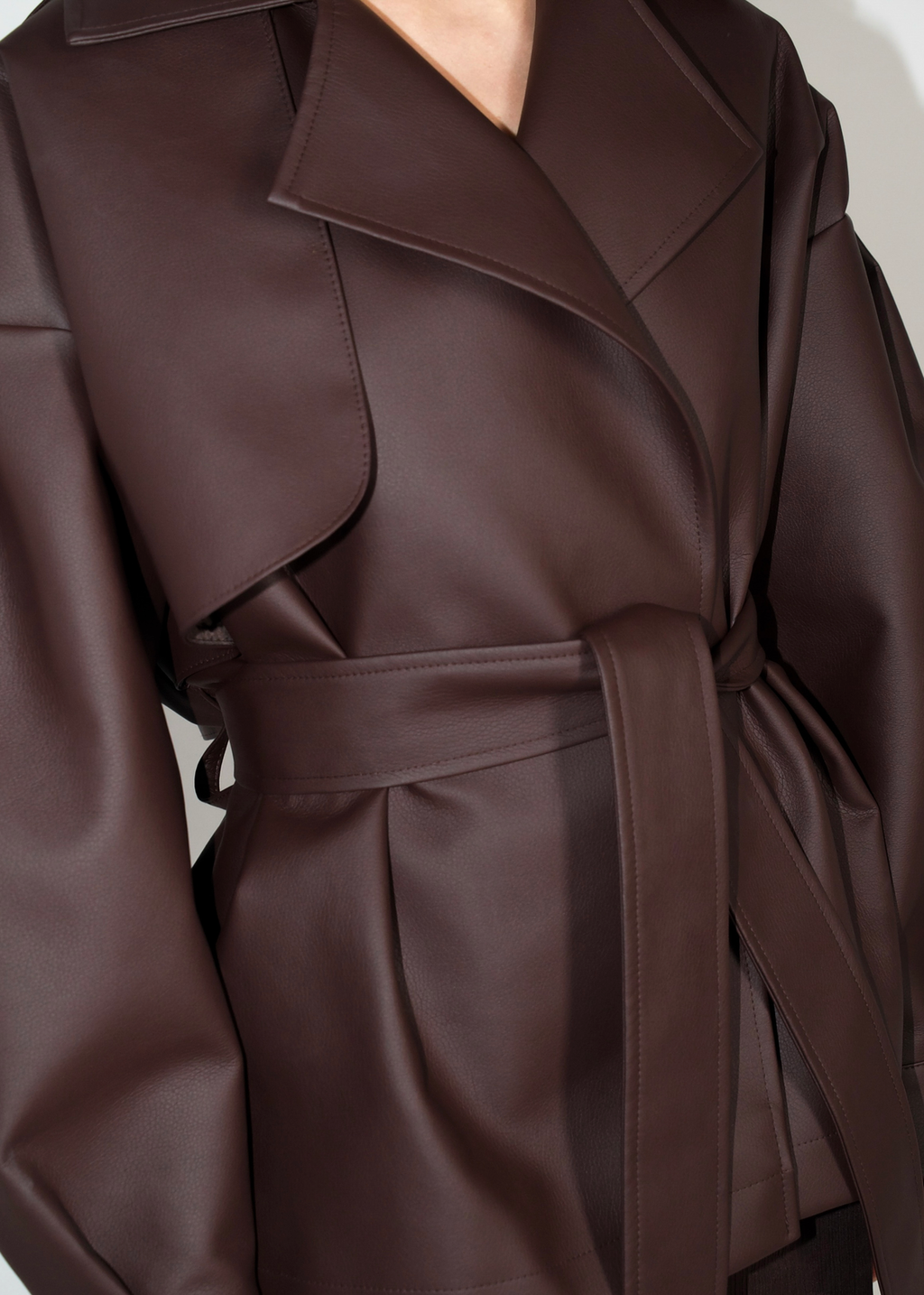 Oversized Jacket in Brown