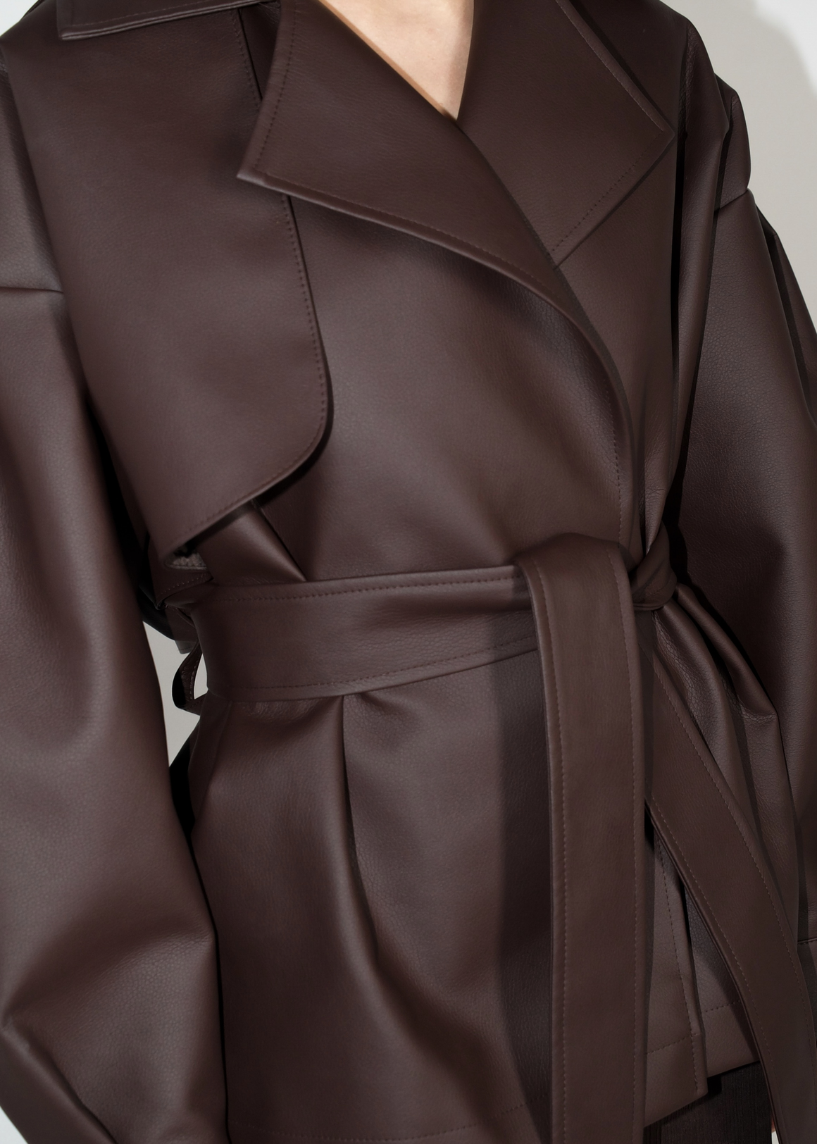 Oversized Jacket in Brown