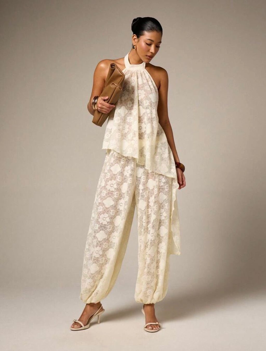 Jasmine Floral Lace Balloon Pants ( Pre-order)