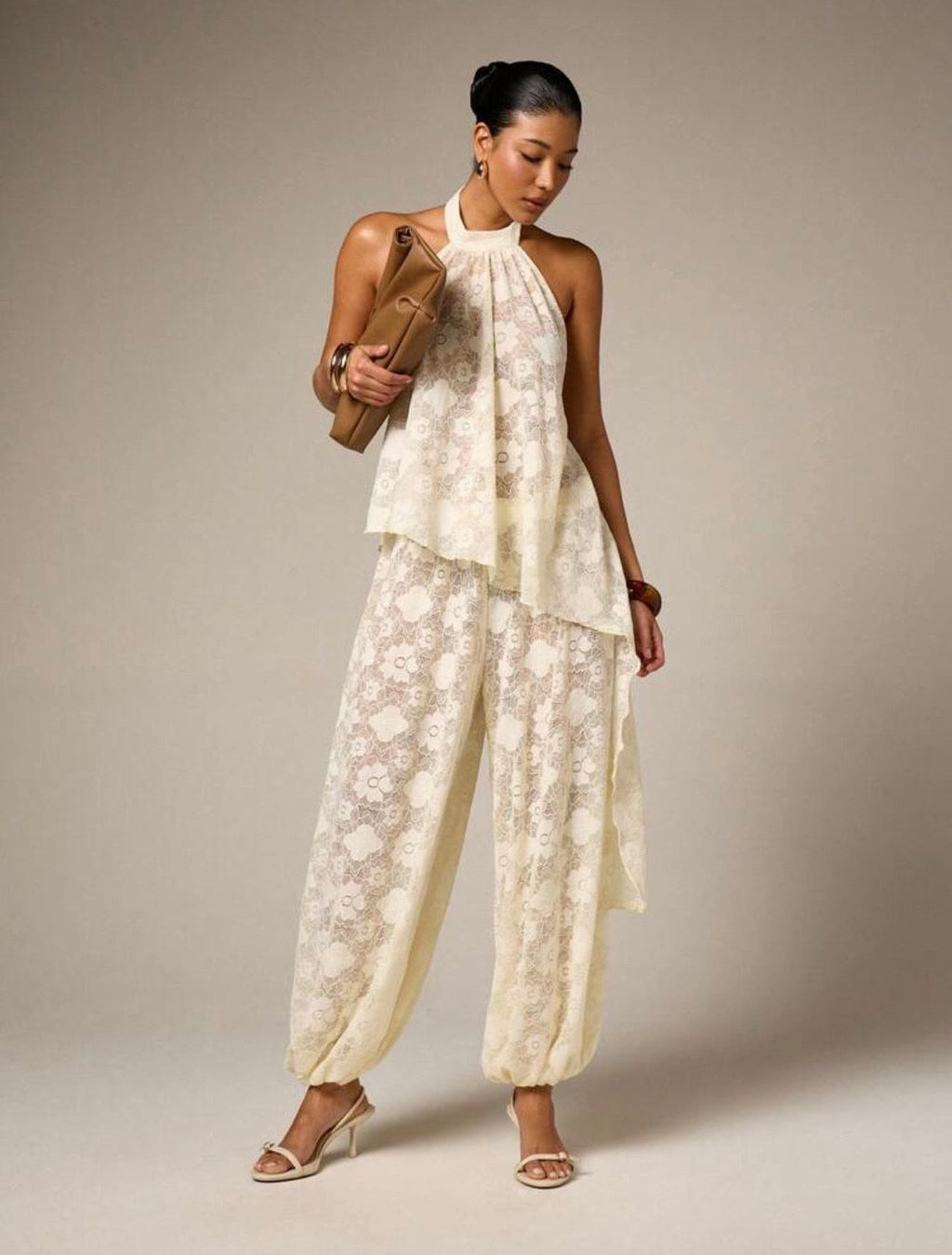 Jasmine Floral Lace Balloon Pants ( Pre-order)