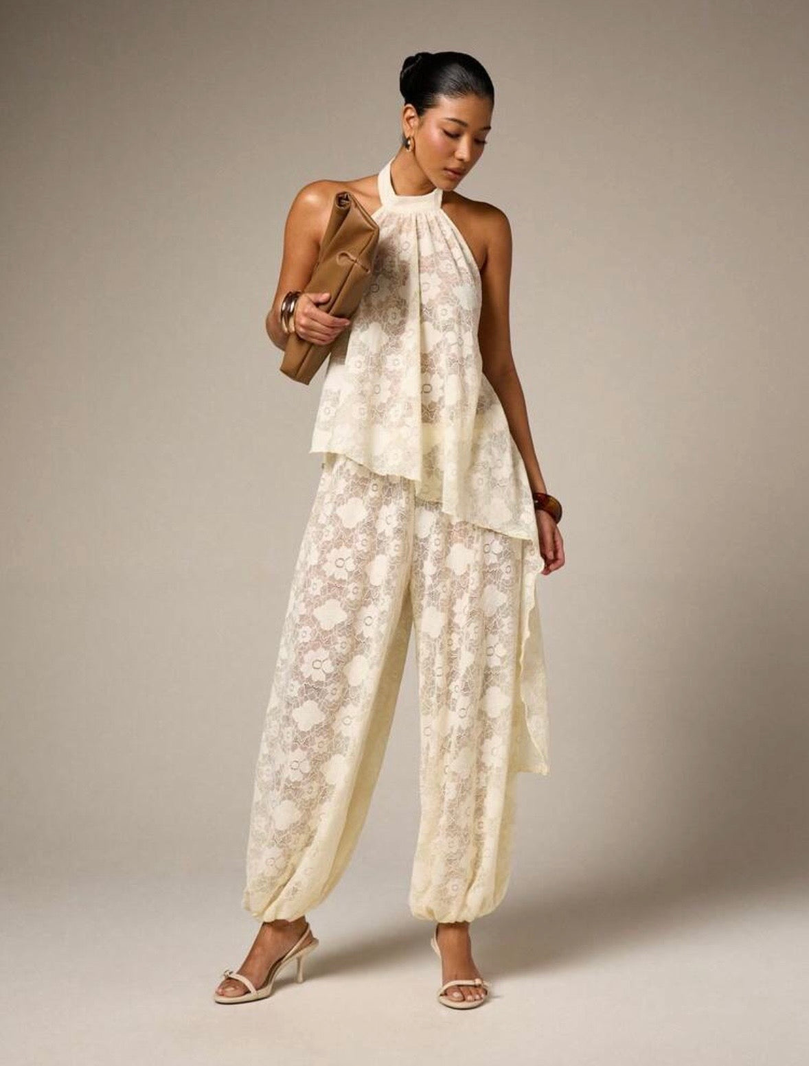 Jasmine Floral Lace Balloon Pants ( Pre-order)
