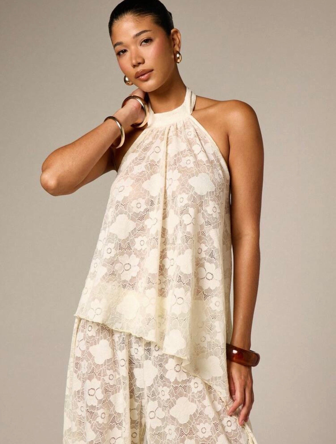 Jasmine Lace Floral Top