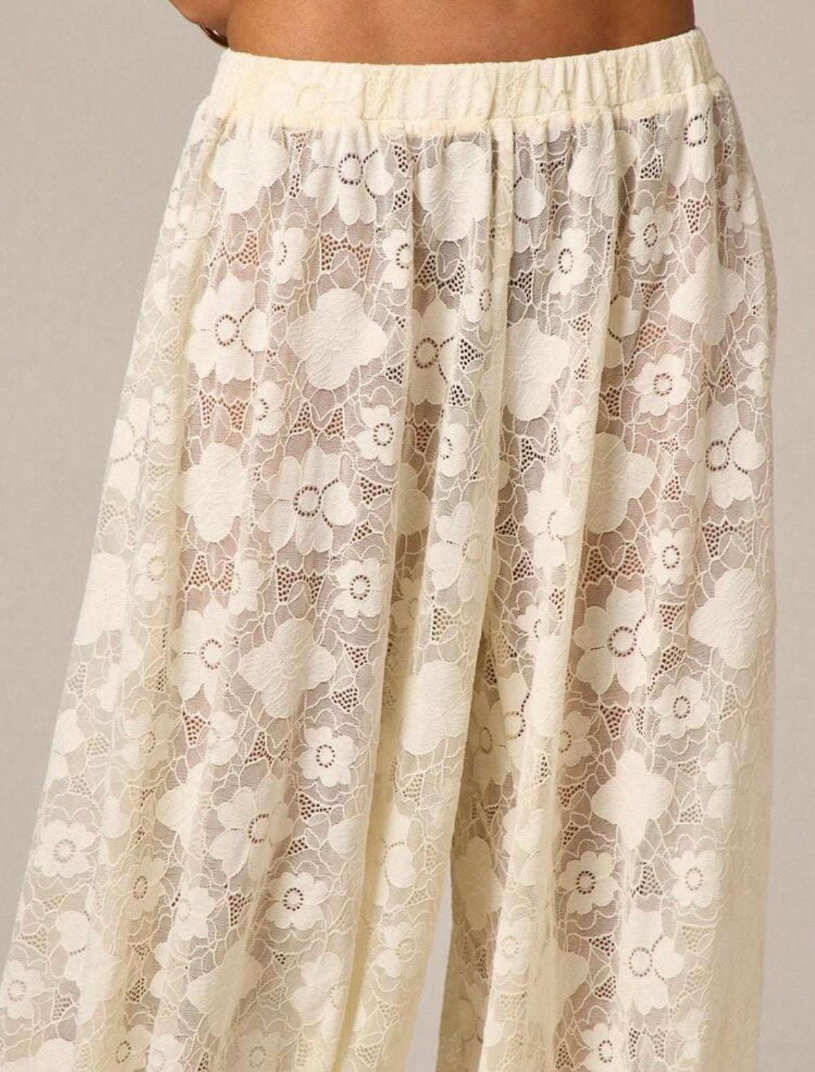 Jasmine Floral Lace Balloon Pants ( Pre-order)