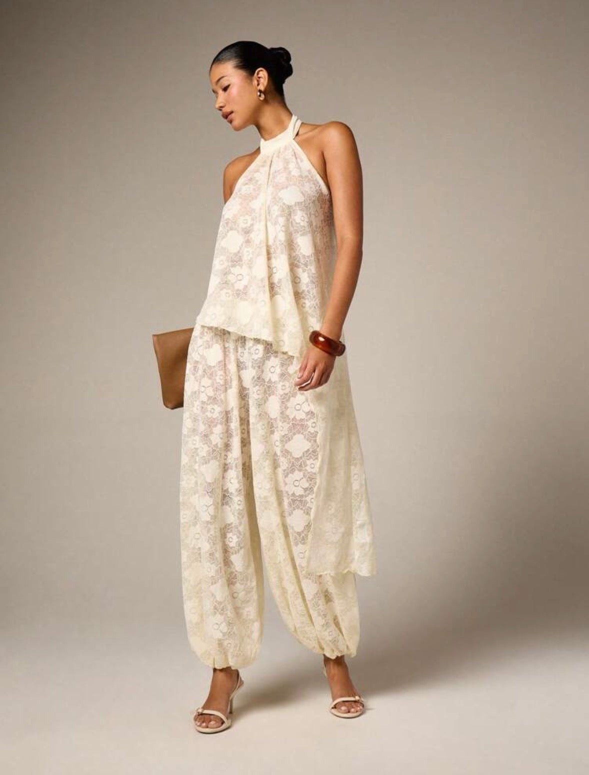 Jasmine Floral Lace Balloon Pants ( Pre-order)