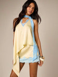 Elvie Satin Lace Skirt