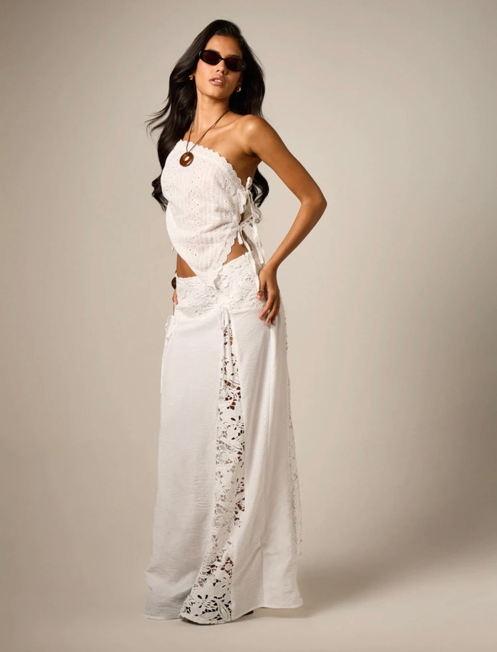 Julies Lace Maxi Skirt