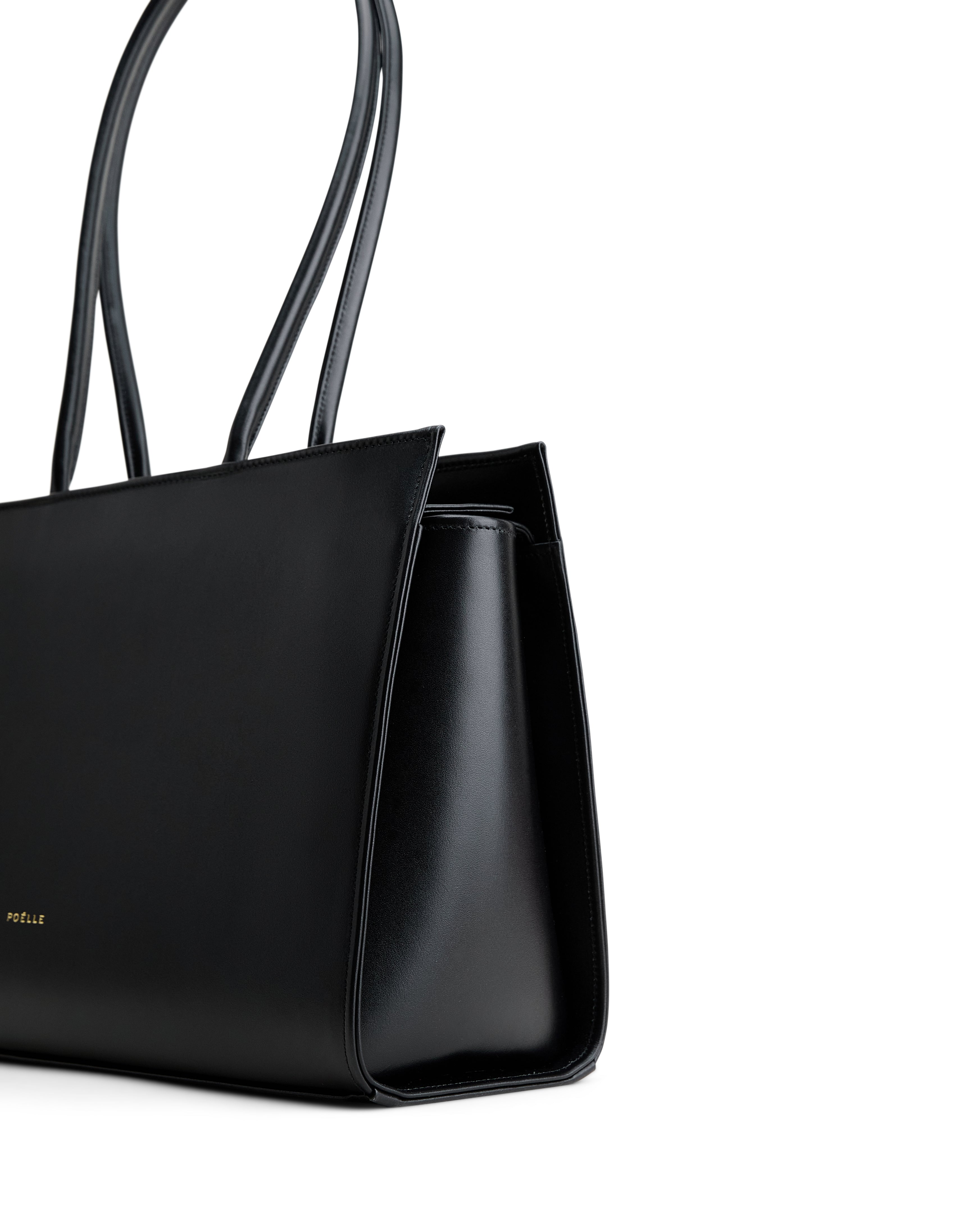 Medium Carolyn Tote Bag in Black