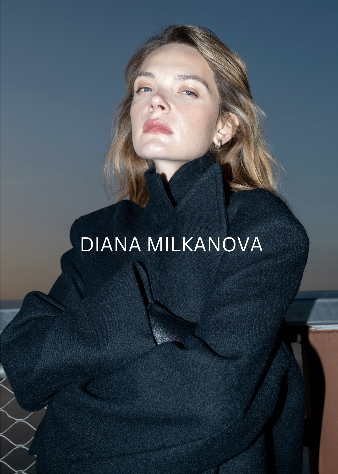 Classic Wool Coat in black