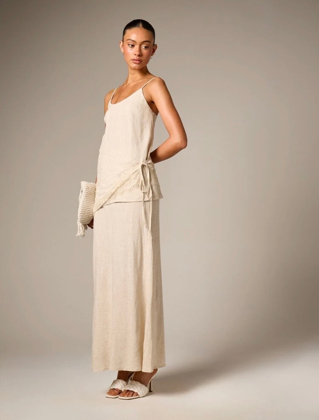 Lena Linen Blend Cami Top