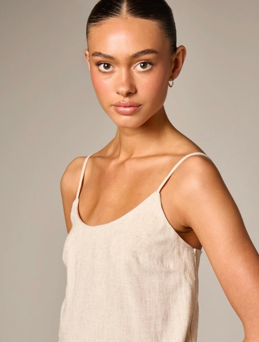 Lena Linen Blend Cami Top