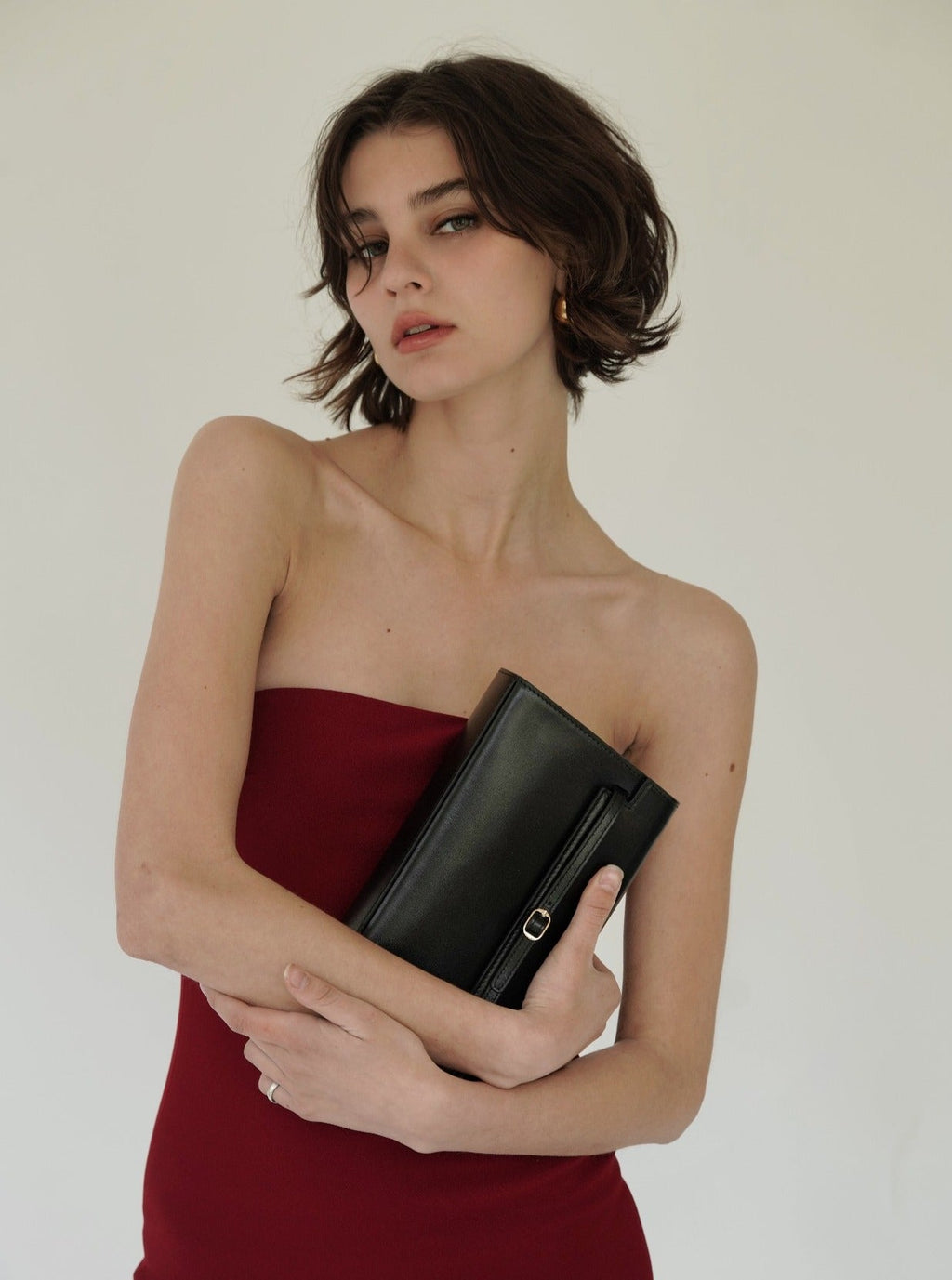 Noir Allure Shoulder Bag