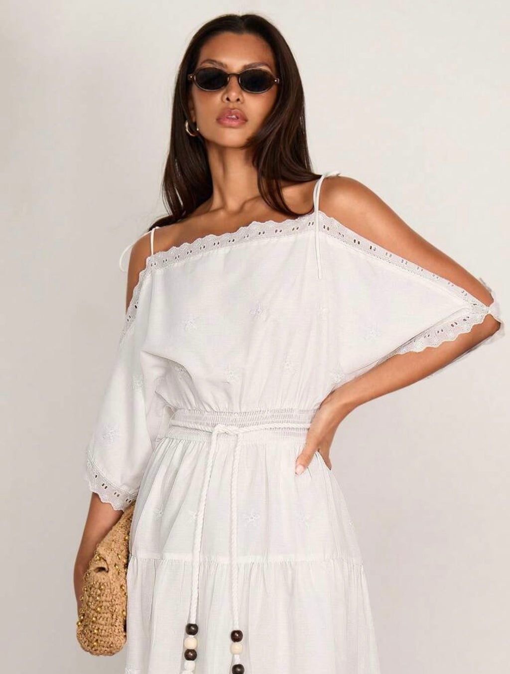 Elena Cotton Midi Dress
