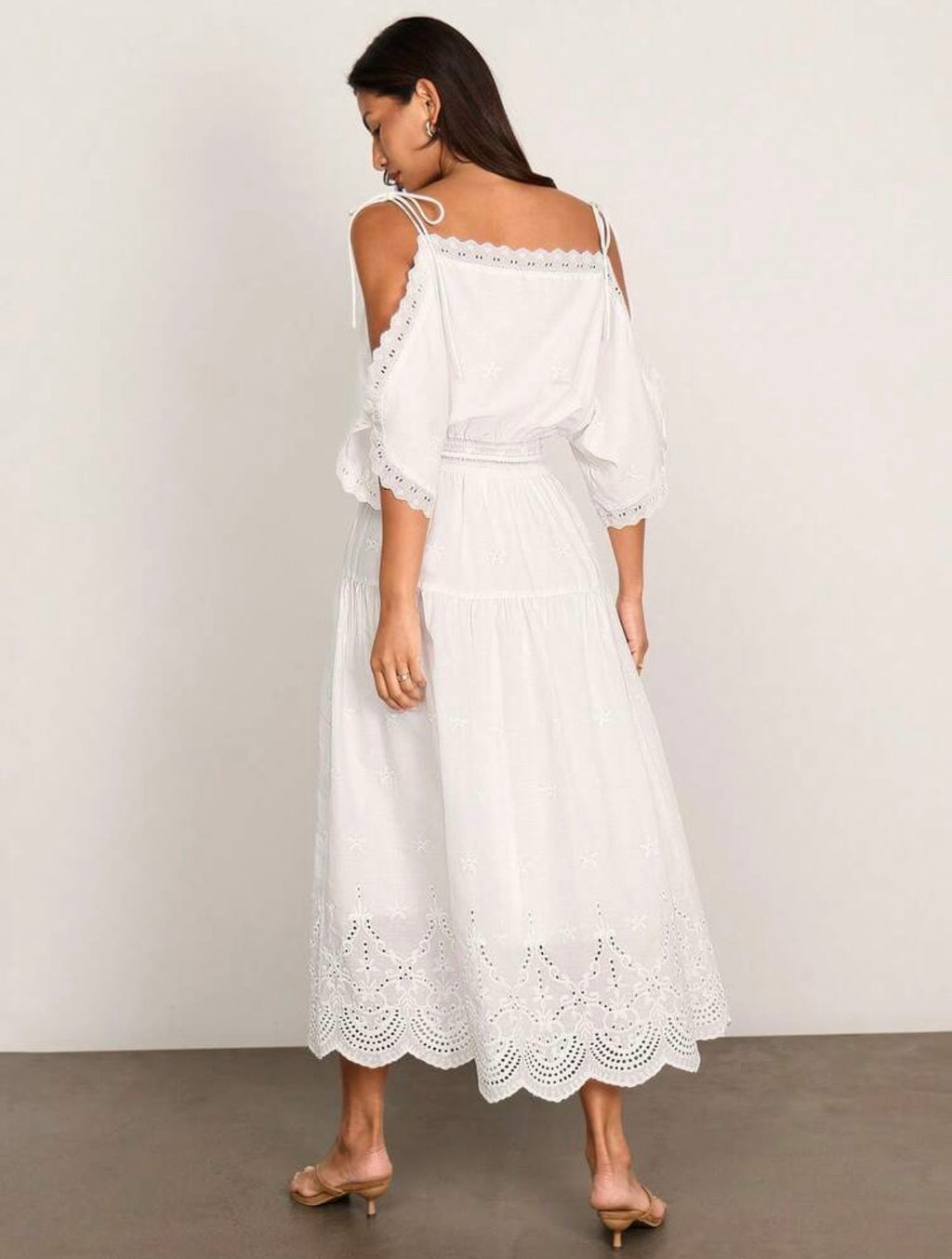 Elena Cotton Midi Dress