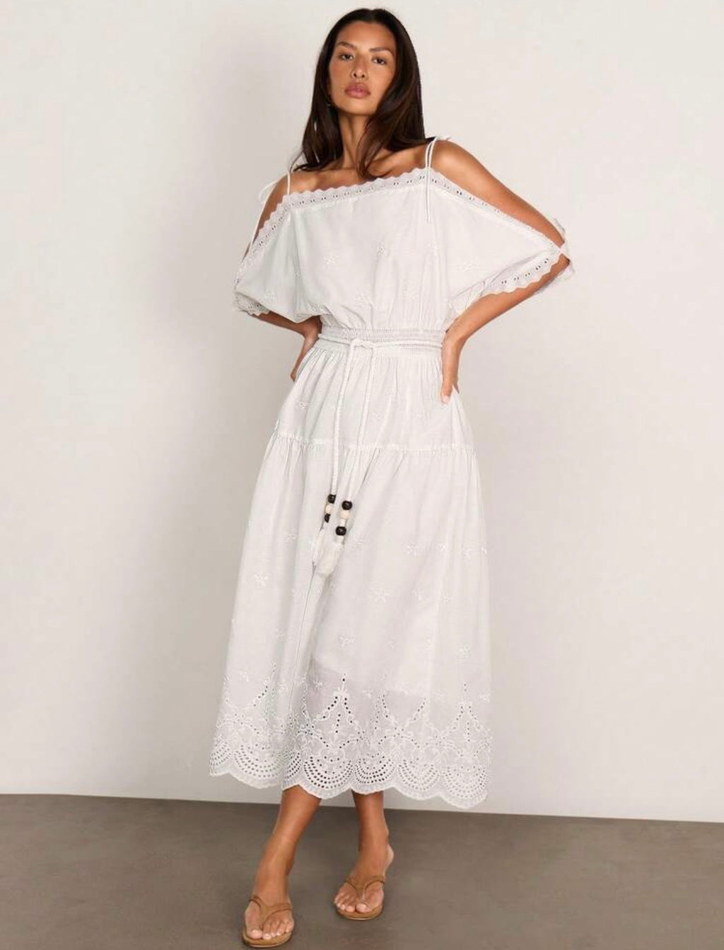 Elena Cotton Midi Dress