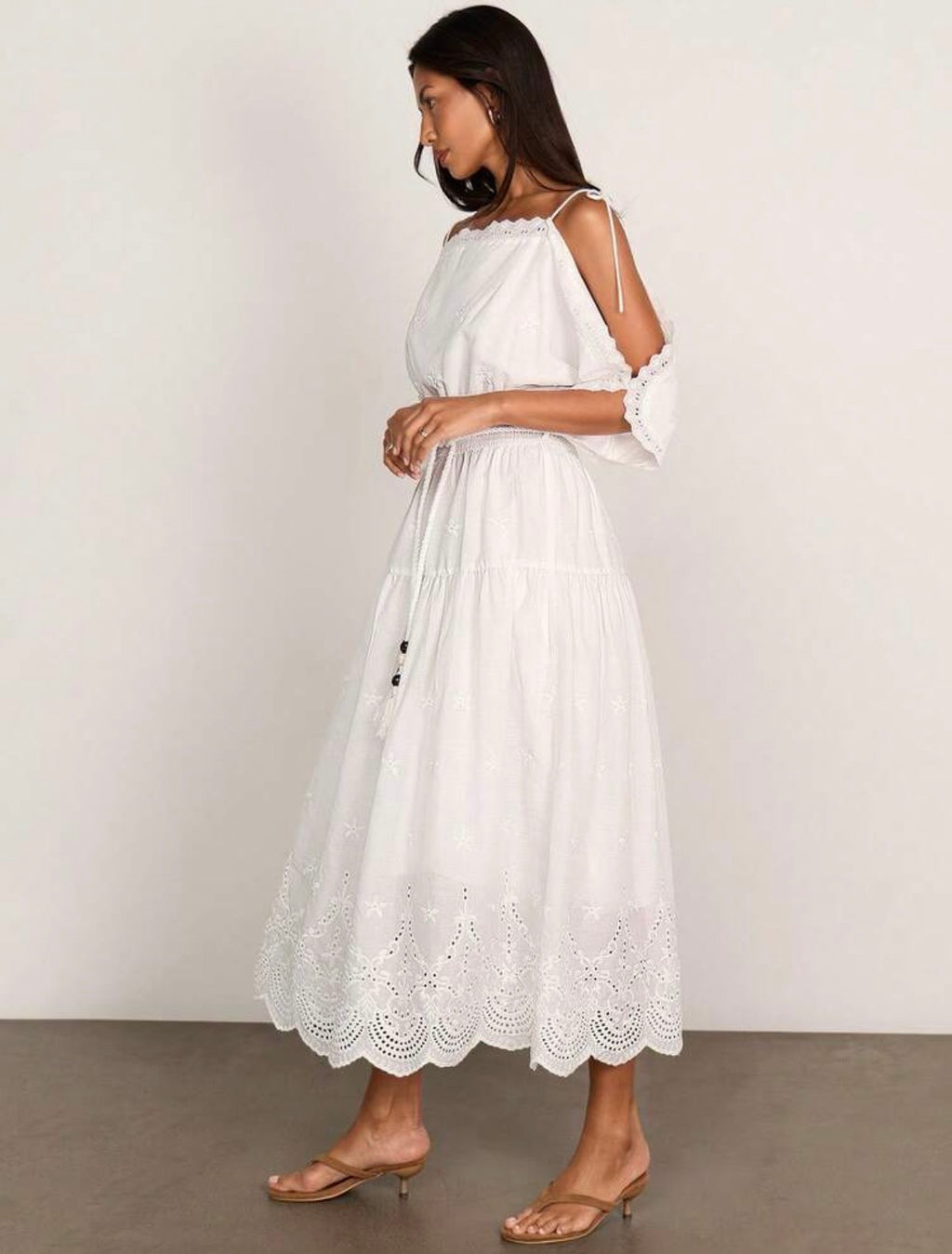 Elena Cotton Midi Dress