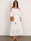 Elena Cotton Midi Dress