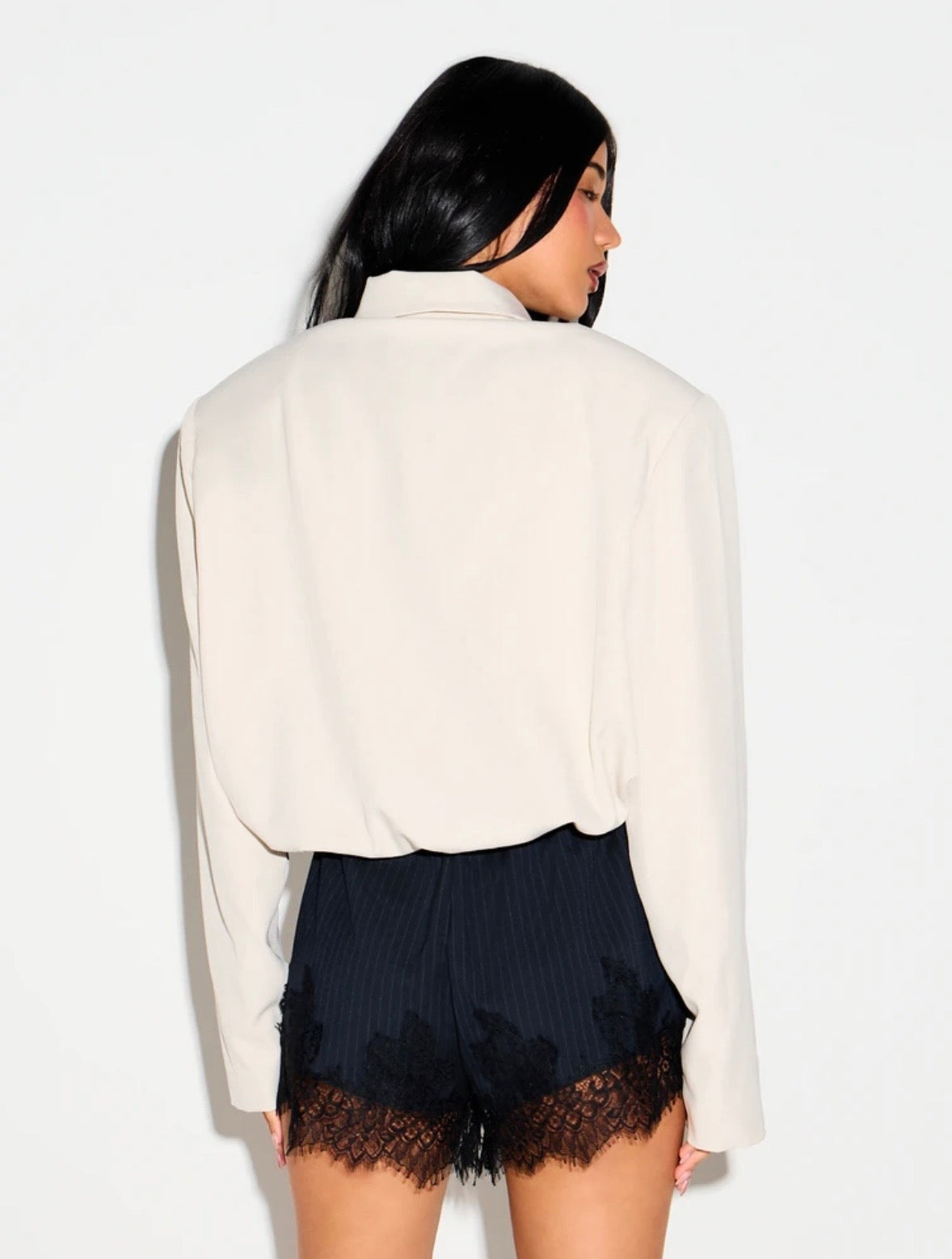 Asher Oversized Cropped Jacket