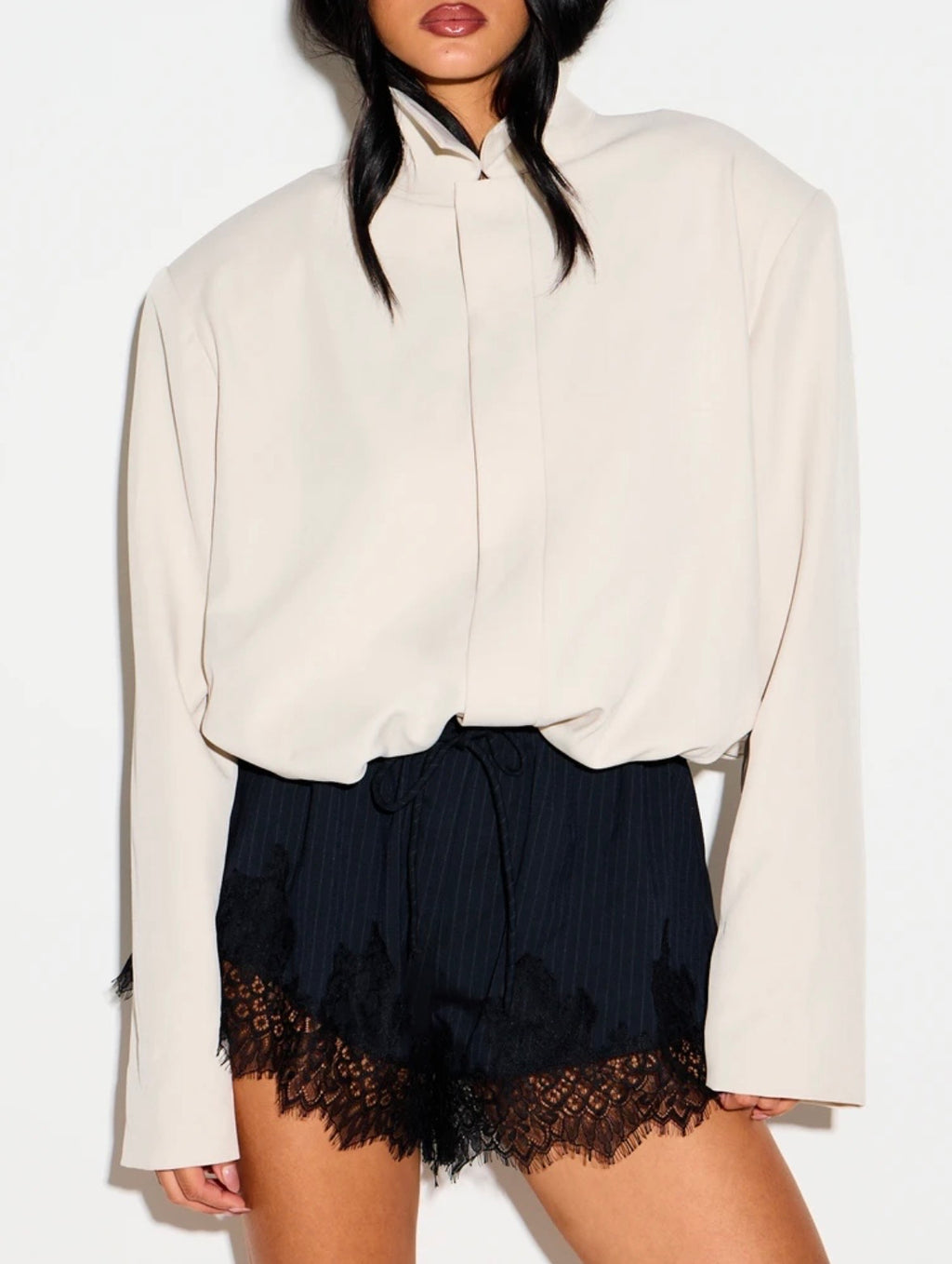 Asher Oversized Cropped Jacket