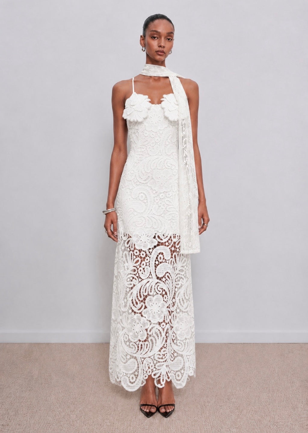 Camellia Lace Maxi Dress