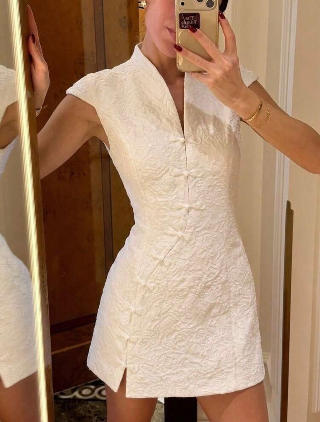 Vivienne Jacquard Mini Dress