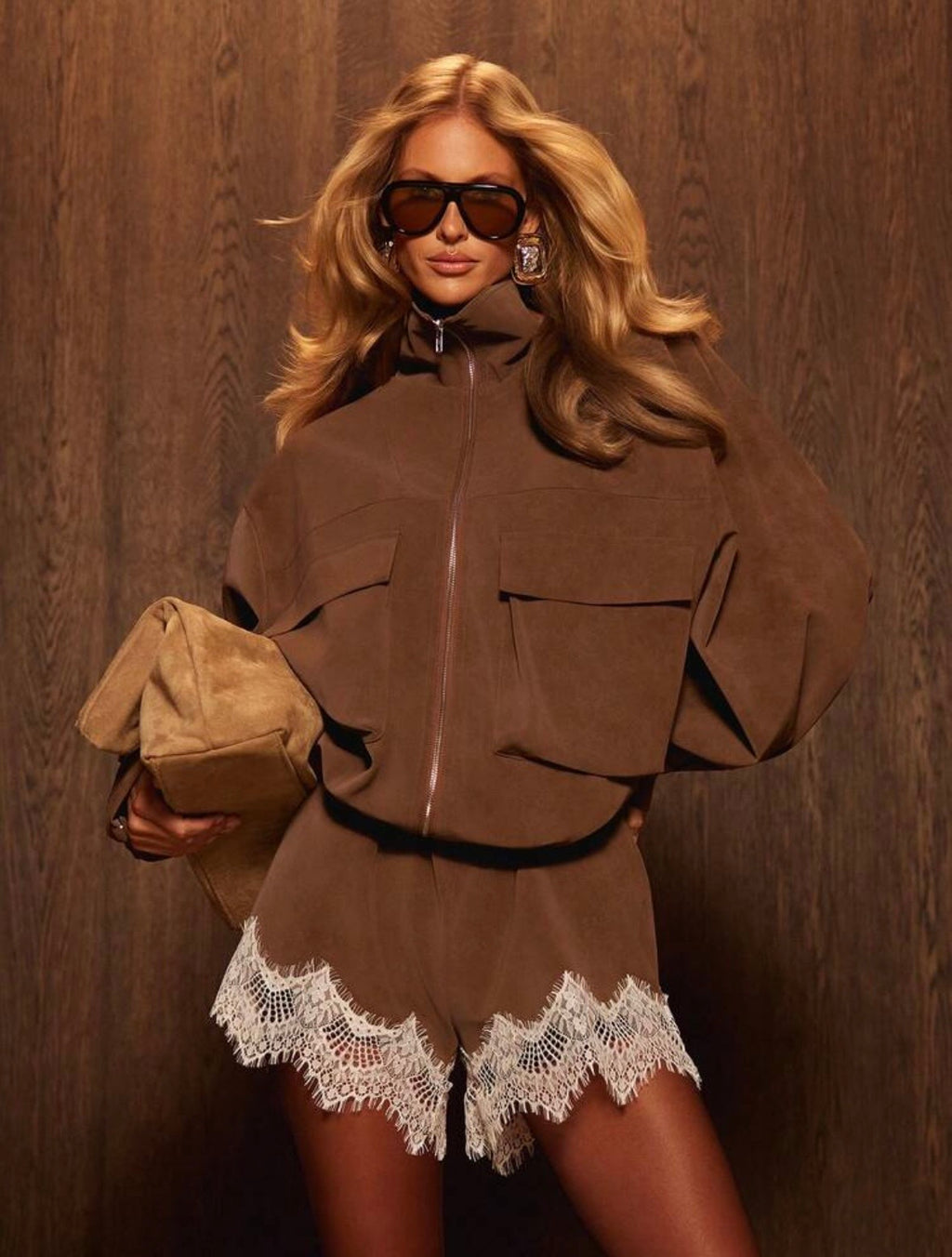 Vanessa Faux Suede Jacket
