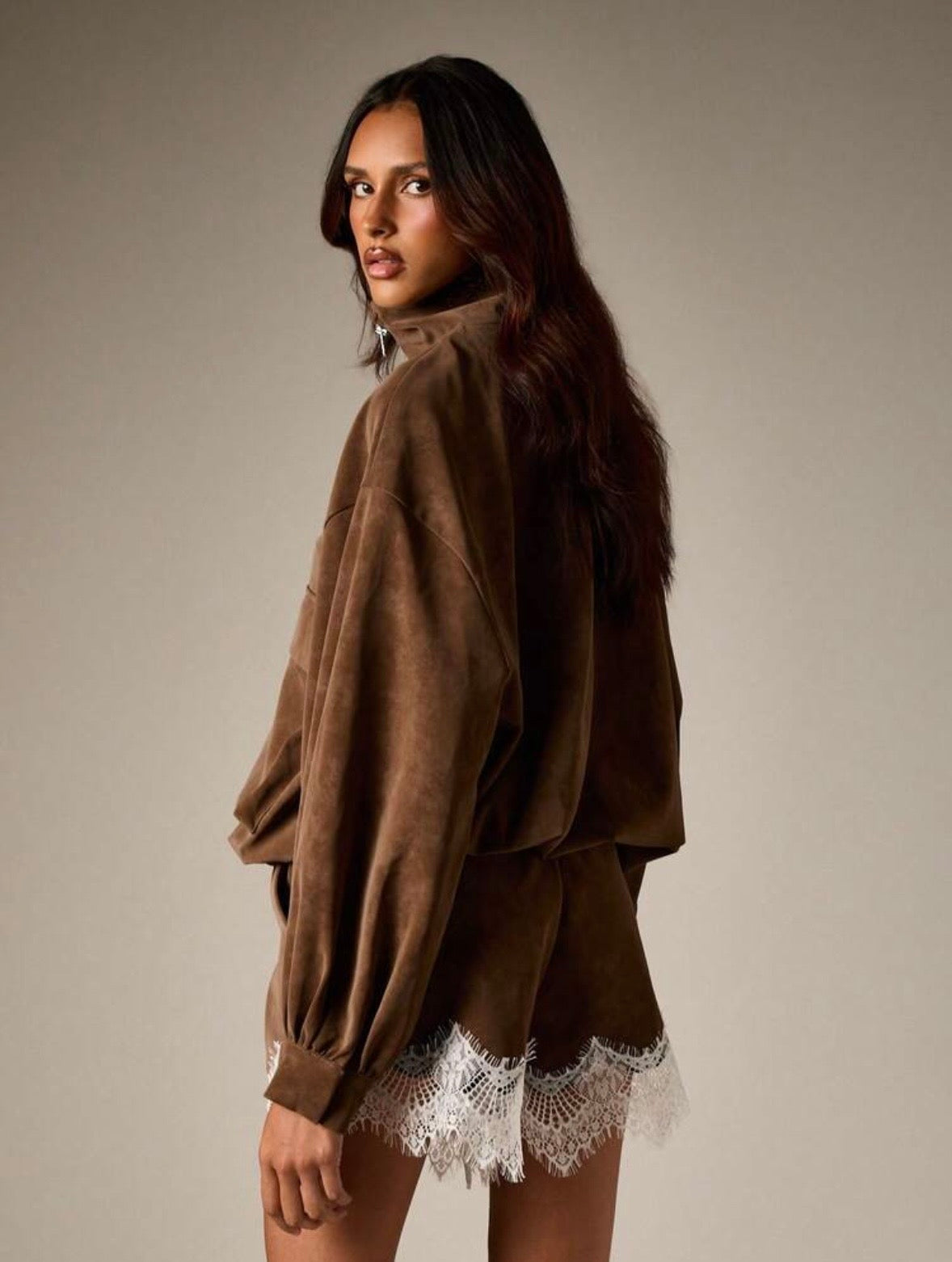 Vanessa Faux Suede Jacket