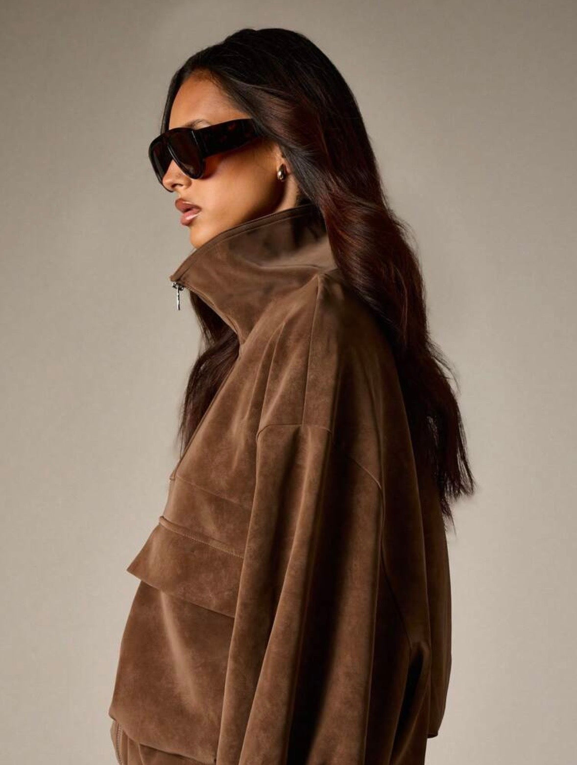 Vanessa Faux Suede Jacket
