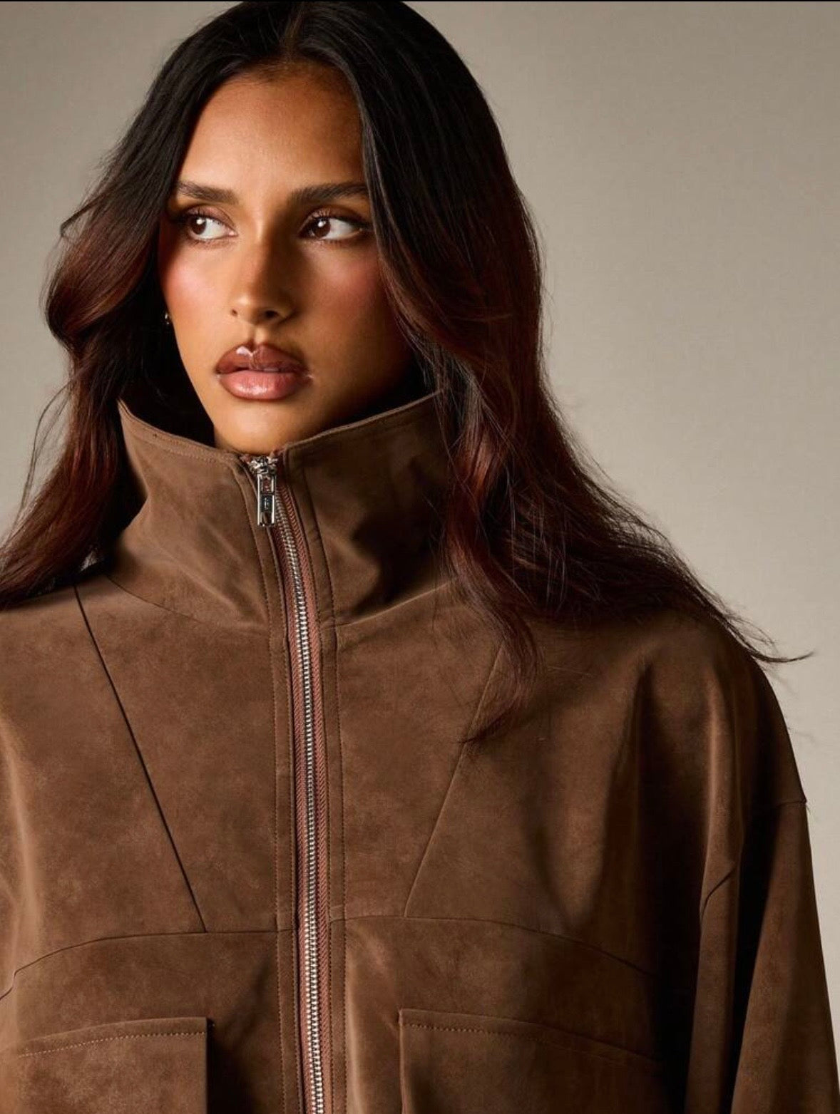 Vanessa Faux Suede Jacket