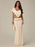 Aurelia Ruffle Maxi Skirt Set (Pre-order)