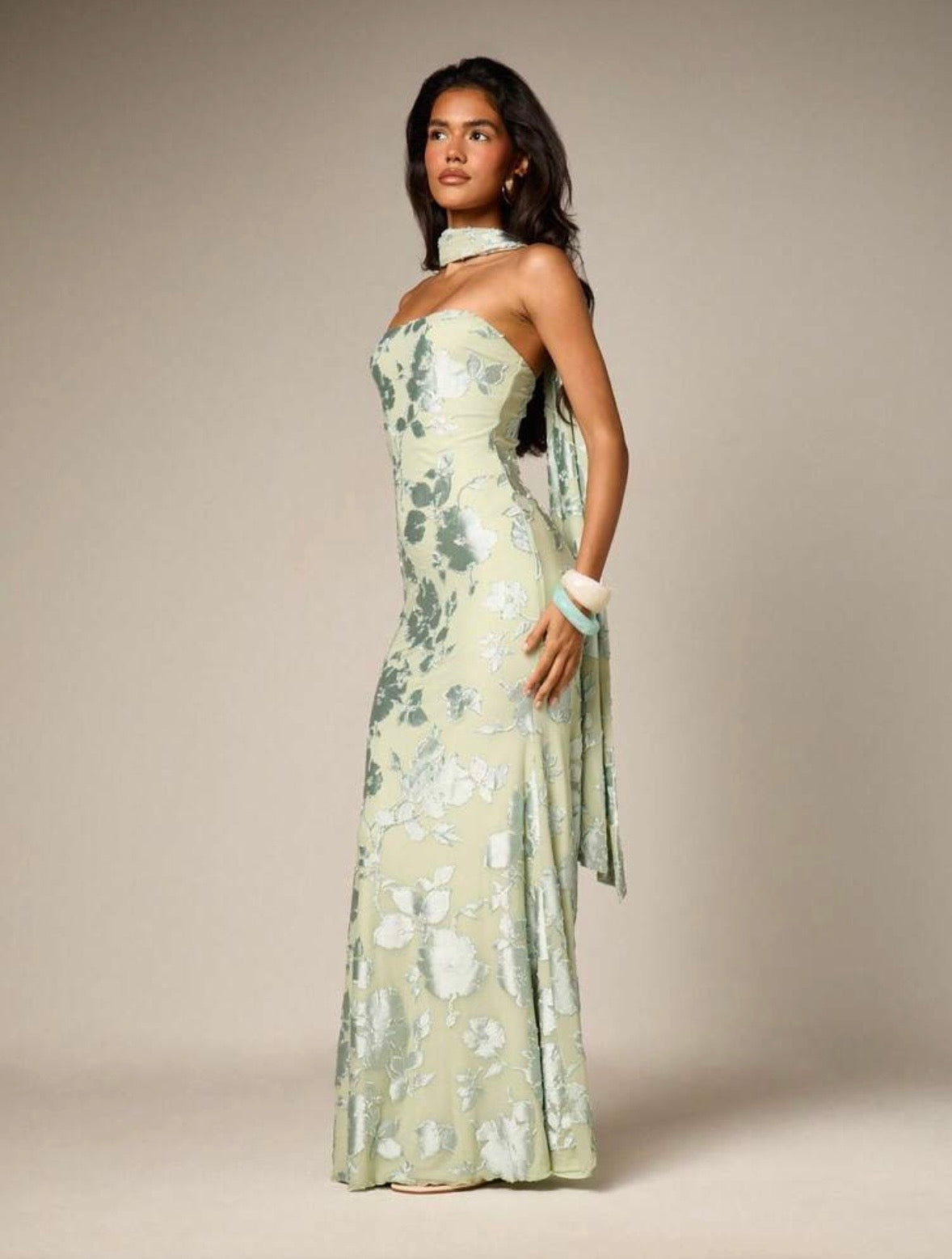 Sovena Floral Maxi Dress