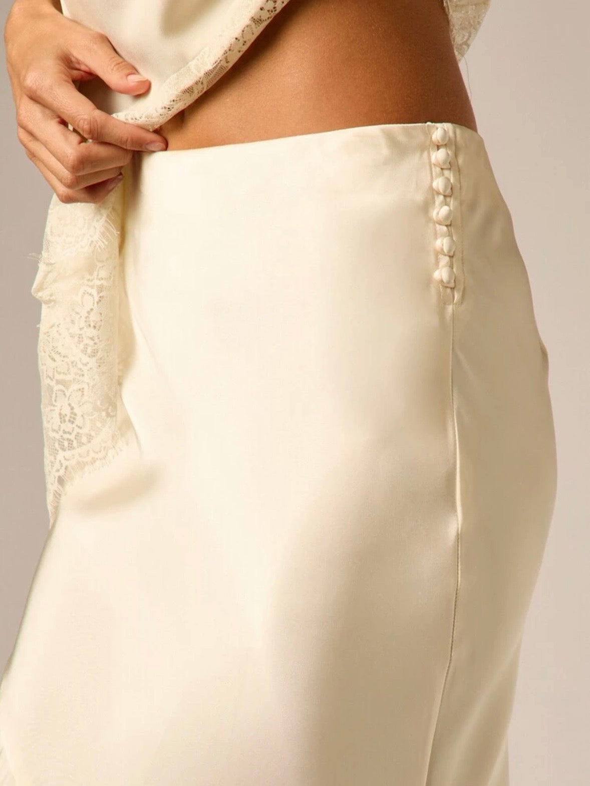Indie Satin Maxi Skirt