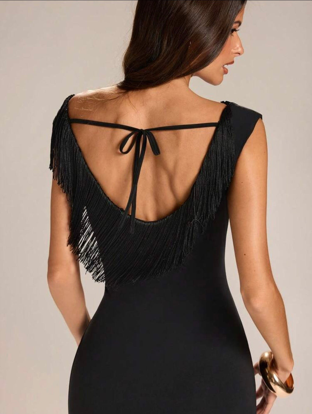 Lauren Fringe Midi Dress