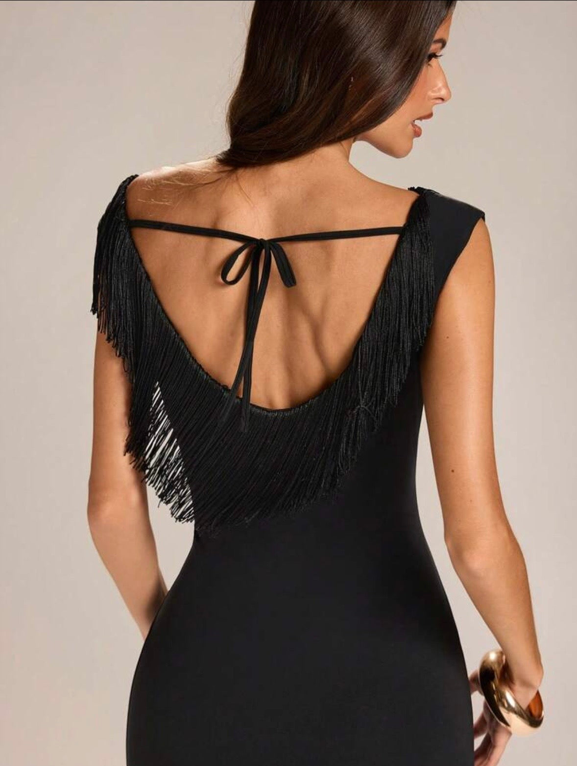 Lauren Fringe Midi Dress