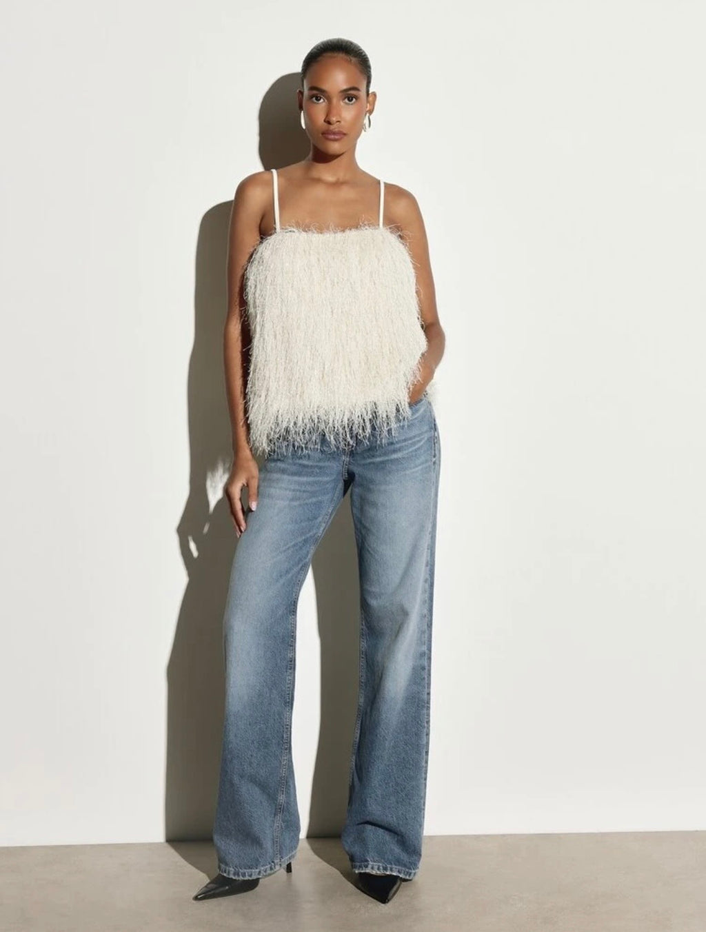 Matilda Feather Cami Top