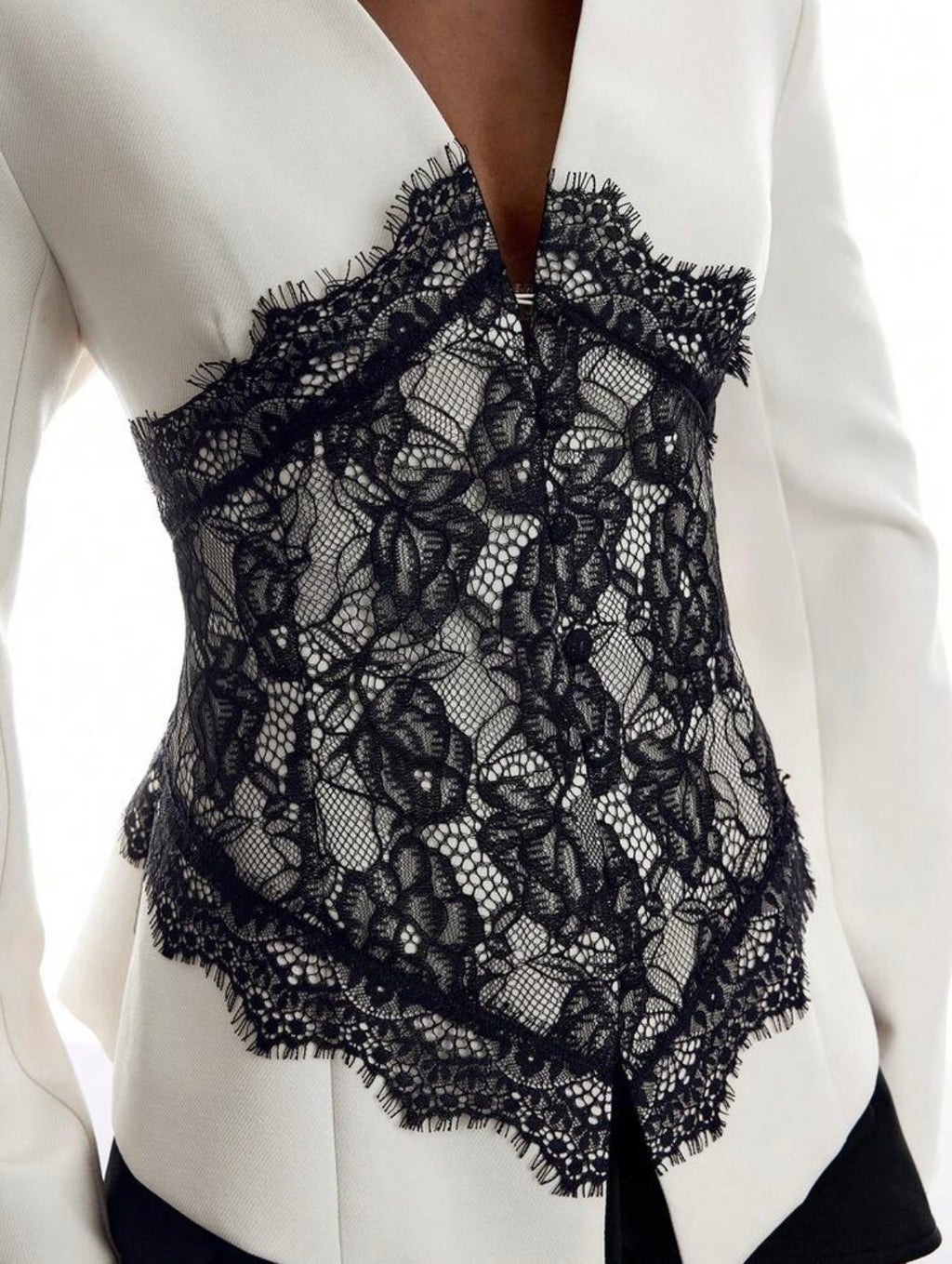Bianka Tailored Lace Blazer