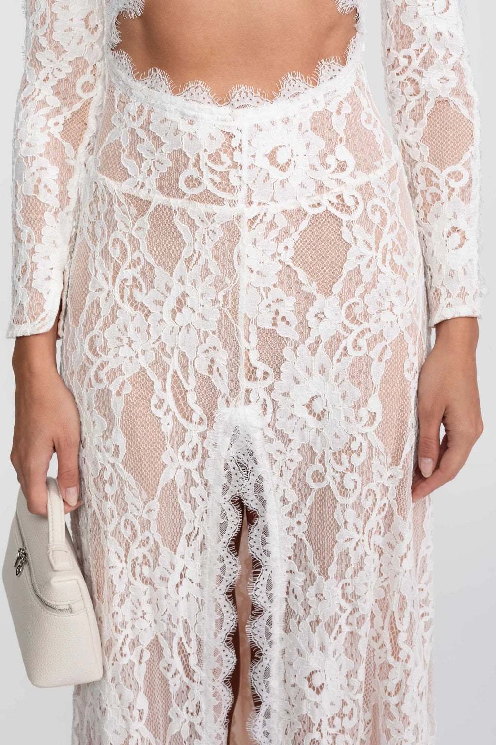 Rayz Lace Cut-Out Maxi Dress