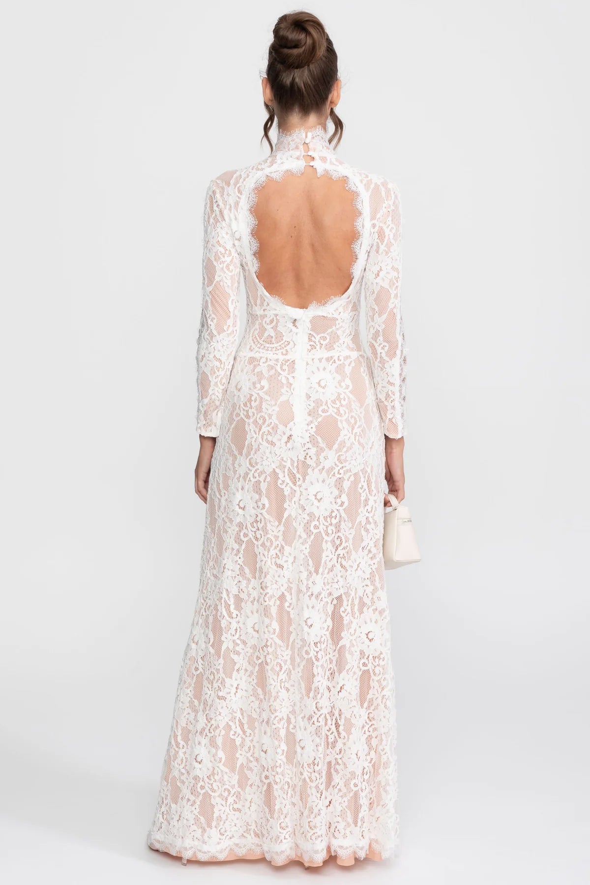 Rayz Lace Cut-Out Maxi Dress