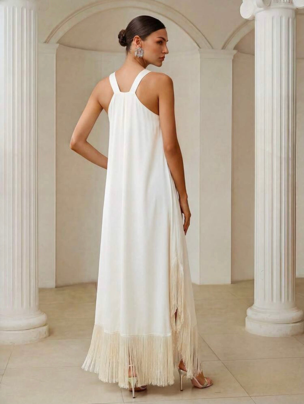 Sera Fringe Maxi Dress