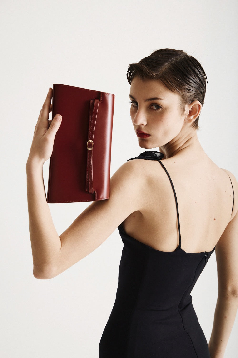 Dark Cherry Shoulder Bag