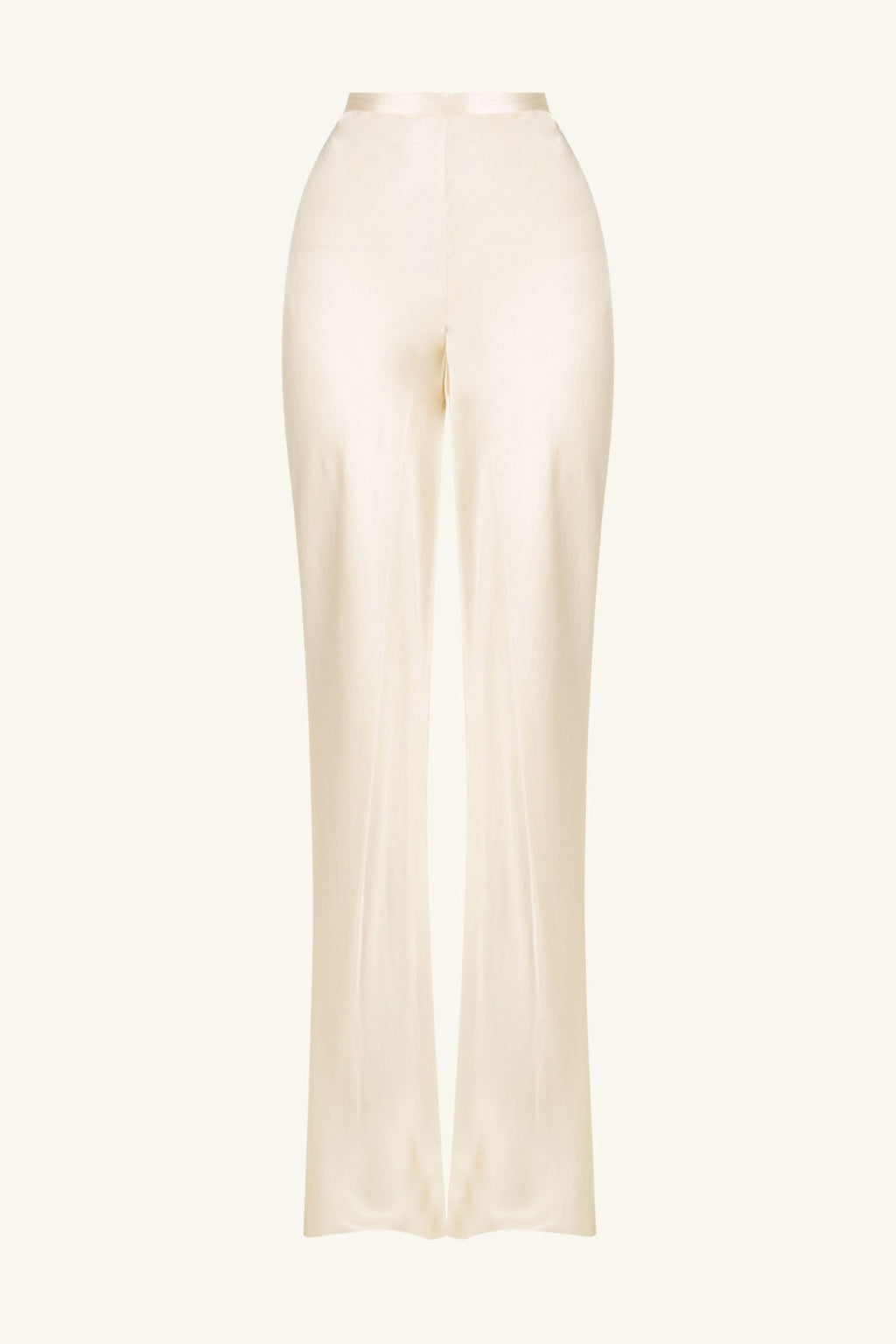 LA LUNE BIAS CUT PANT - CREAM_G