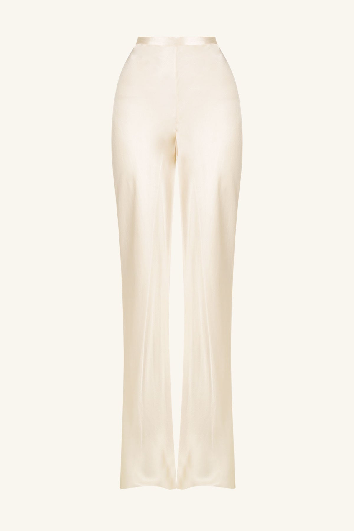 LA LUNE BIAS CUT PANT - CREAM_G