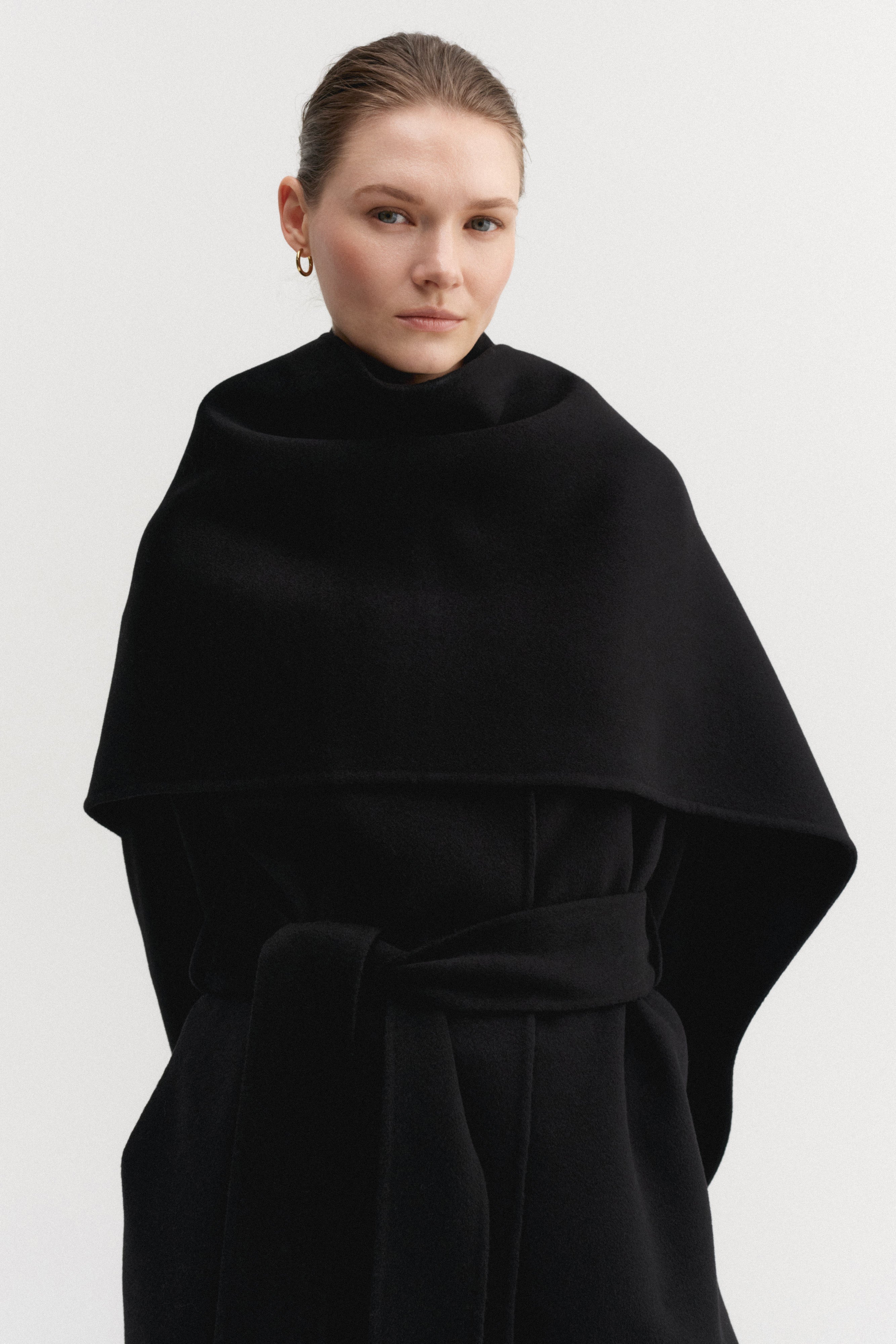 Micha Doublé Scarf, black